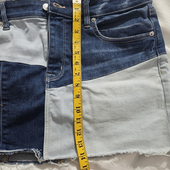 American Eagle Denim Mini Skirt sz 14 - Picture 5 of 8